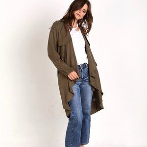 Lovers & Friends Morning View Coat in Moss, Size XS